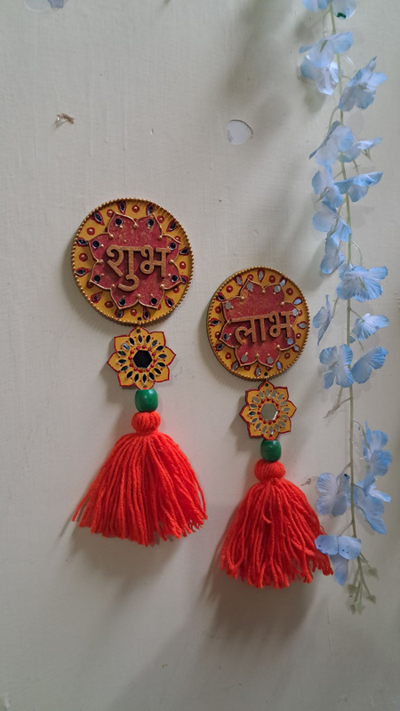 Red And Yellow Shubh Labh