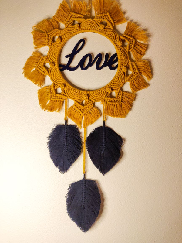 Macrame Customised Wall Hanging